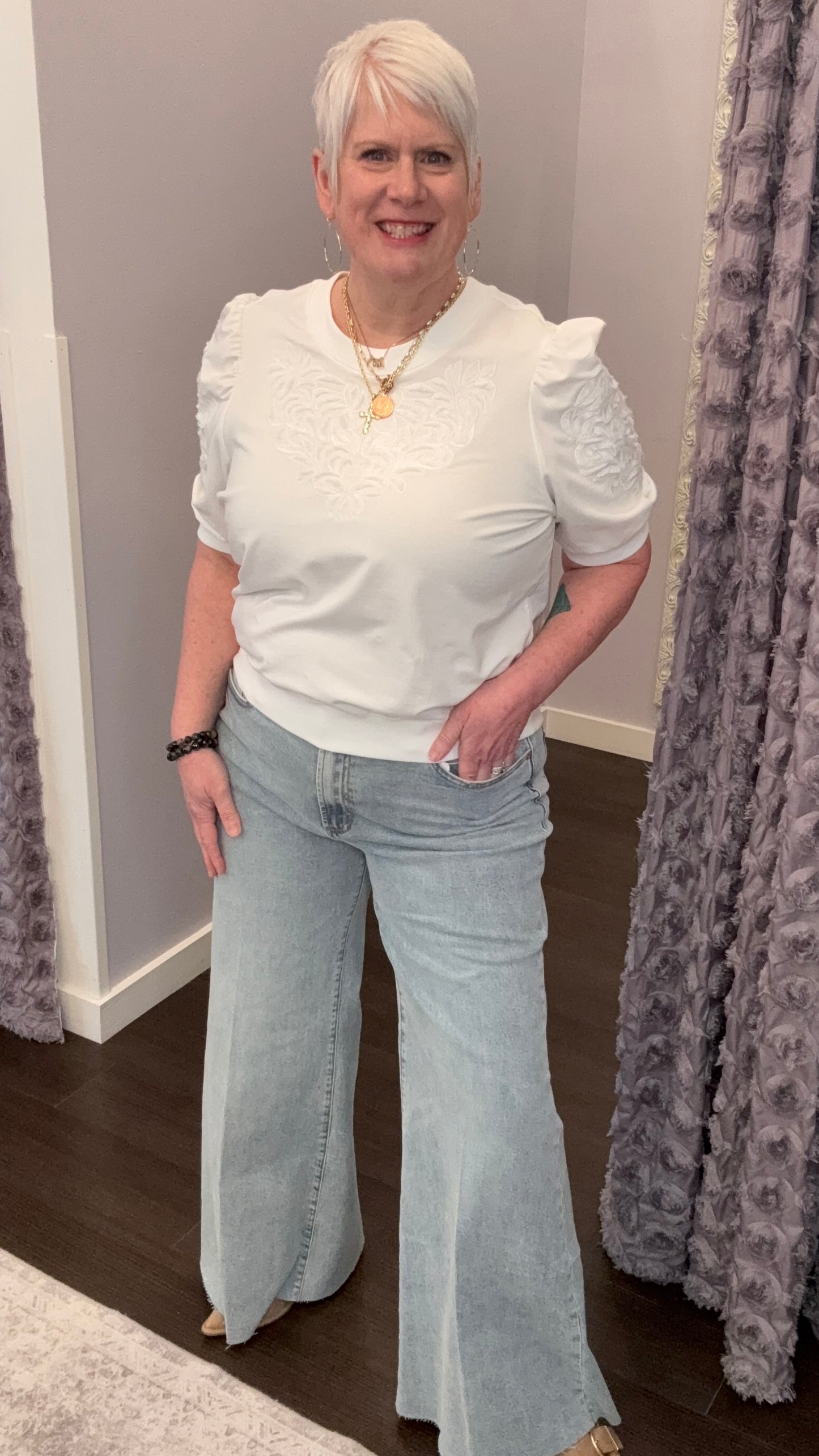 Hendrix Mid Rise Jeans in Hillcress by Dear John