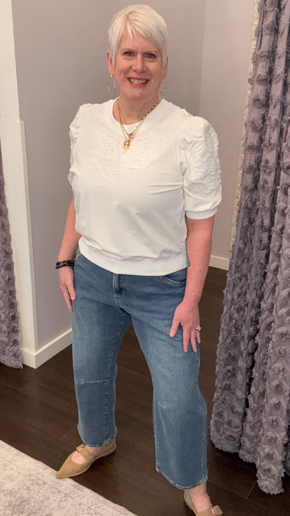 Lasso High Rise Barrel Leg Jeans in Kenia by Dear John