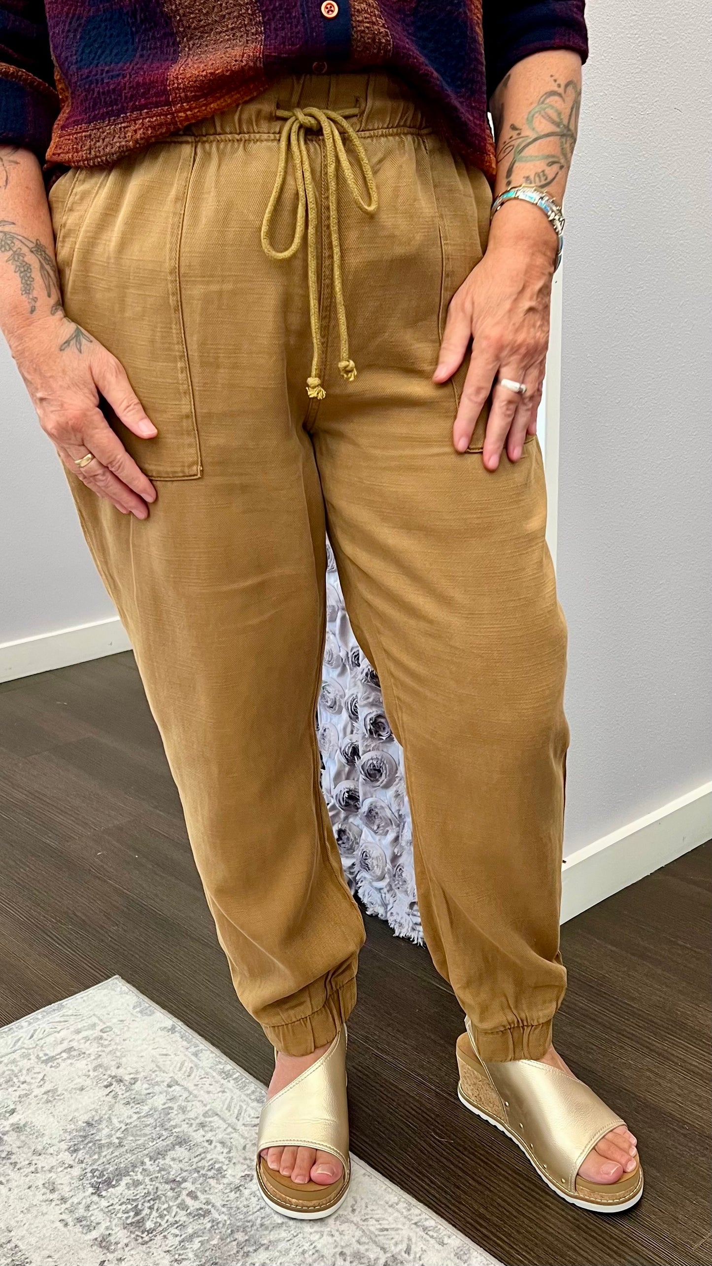Twilight Gold Joggers by Dex