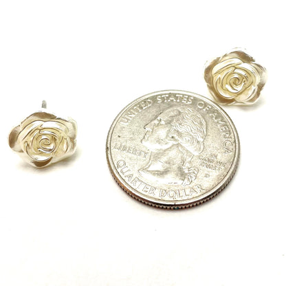 rose earrings