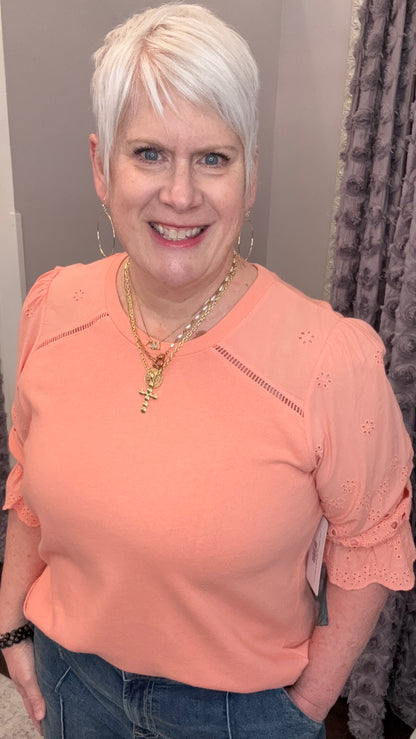 Lacey Pullover in Terracotta by Dear John