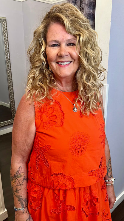 Coral Coast Top by Skies Are Blue