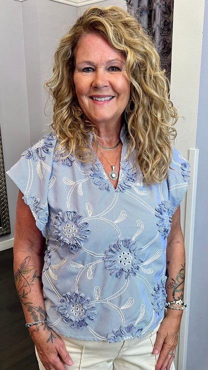 Breezy Petals Top by THML