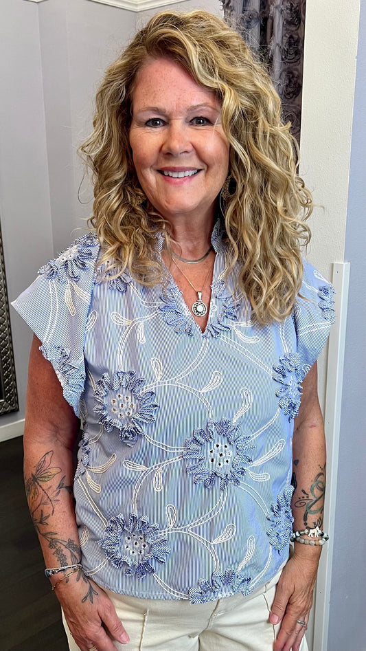 Breezy Petals Top by THML