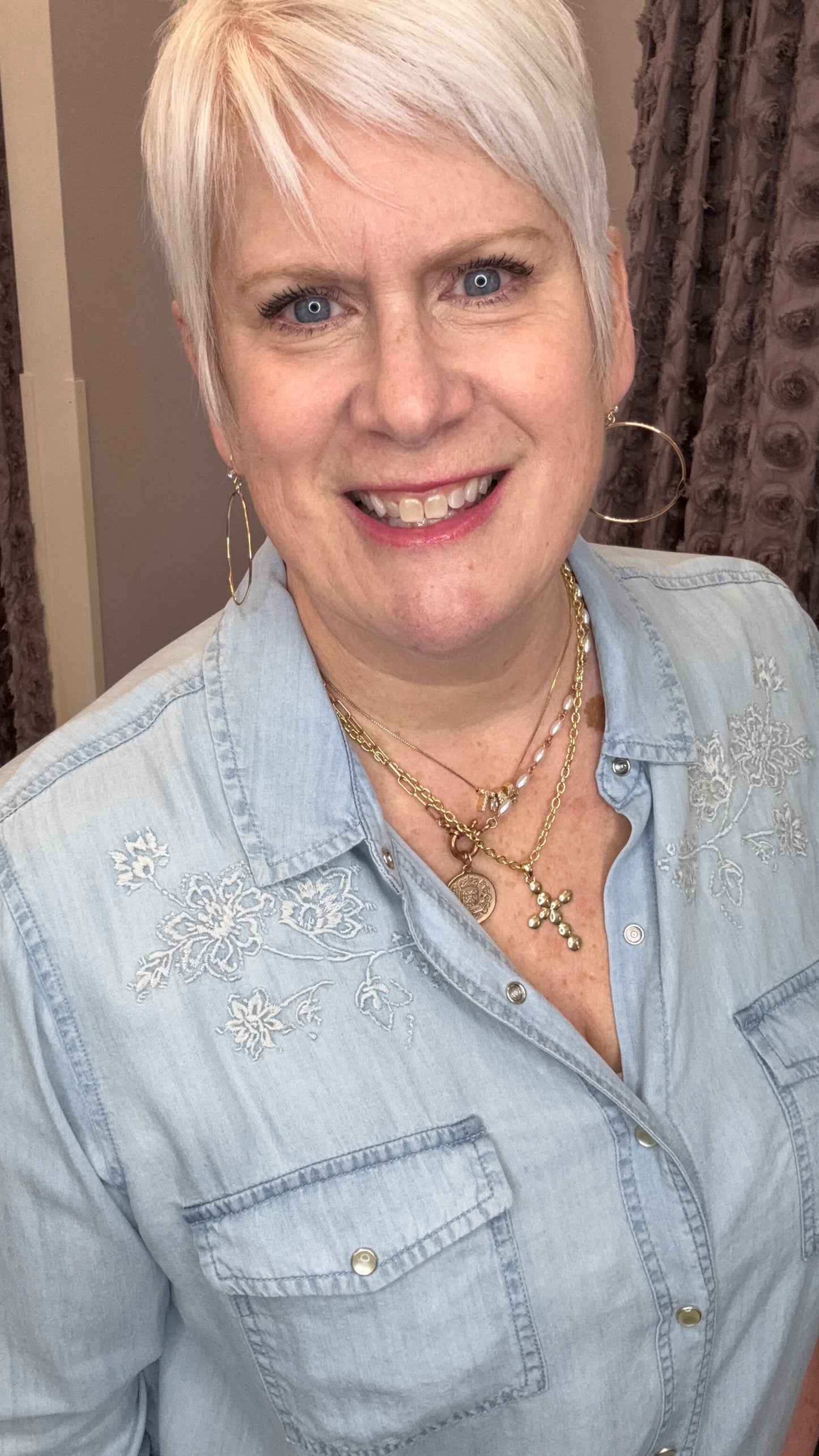 Star Top in Carolina Blue by Dear John