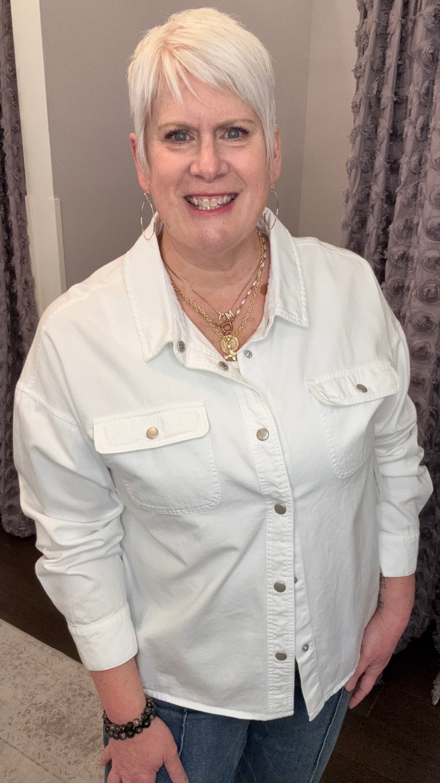 Adrianna Top in White by Dear John