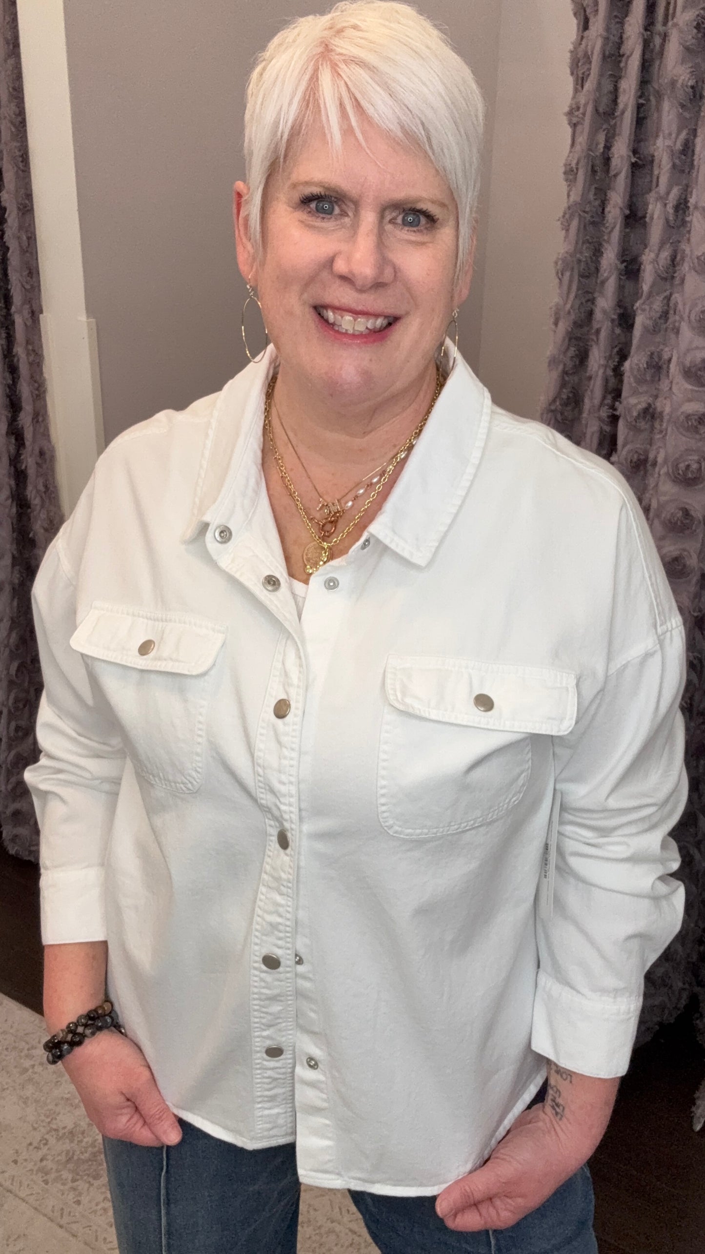 Adrianna Top in White by Dear John