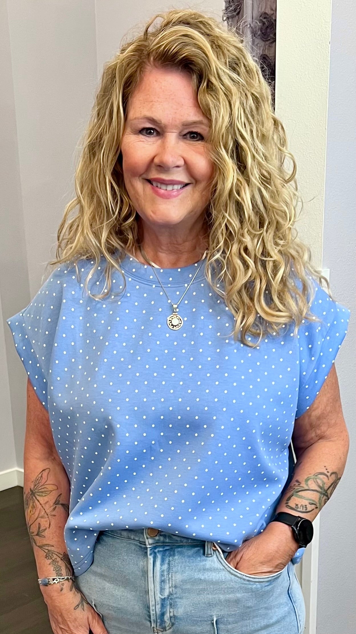 Firecracker Flair Scuba Top