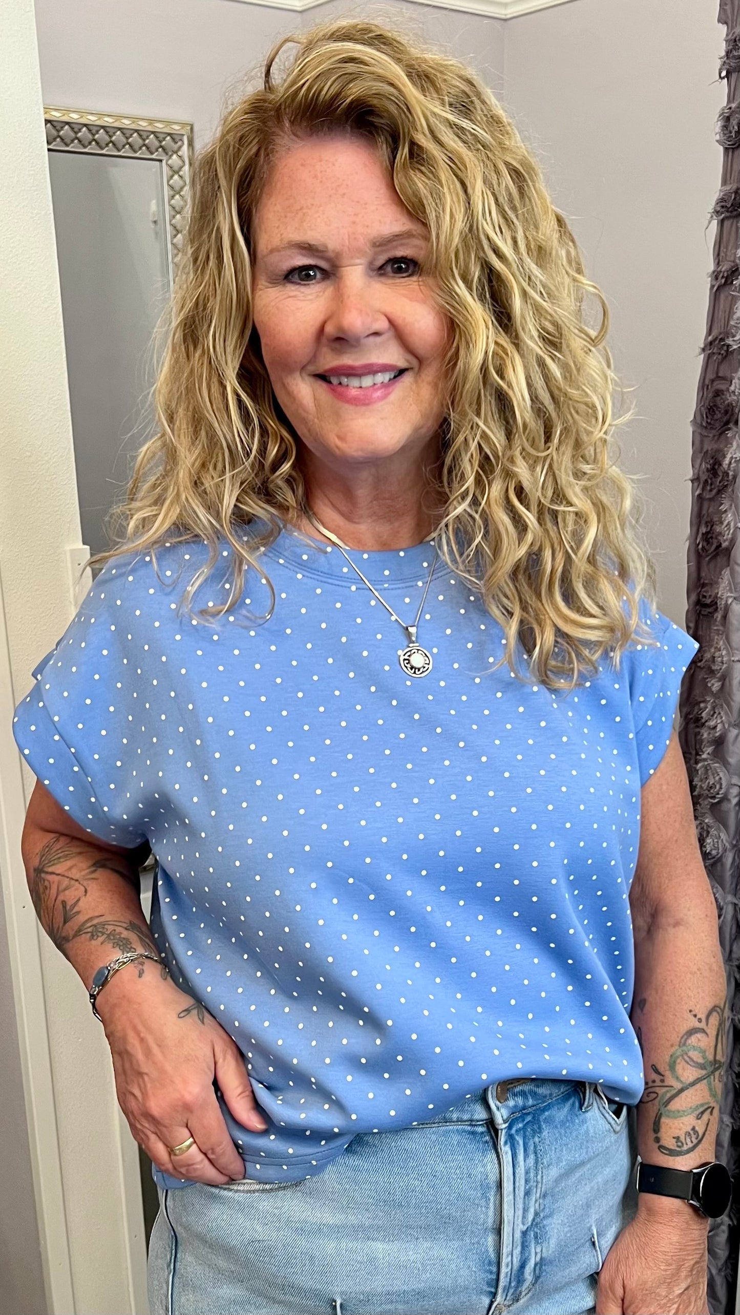 Firecracker Flair Scuba Top
