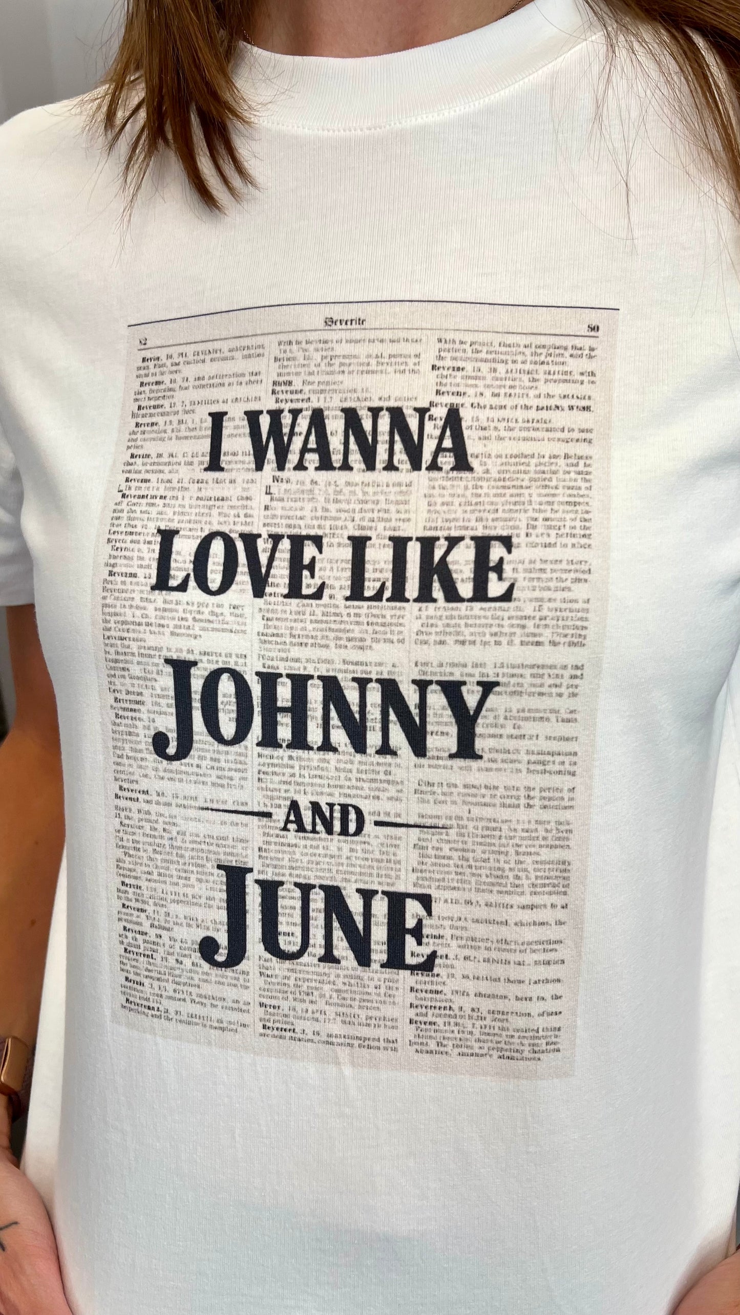 Johnny & June Mom Crop Tee
