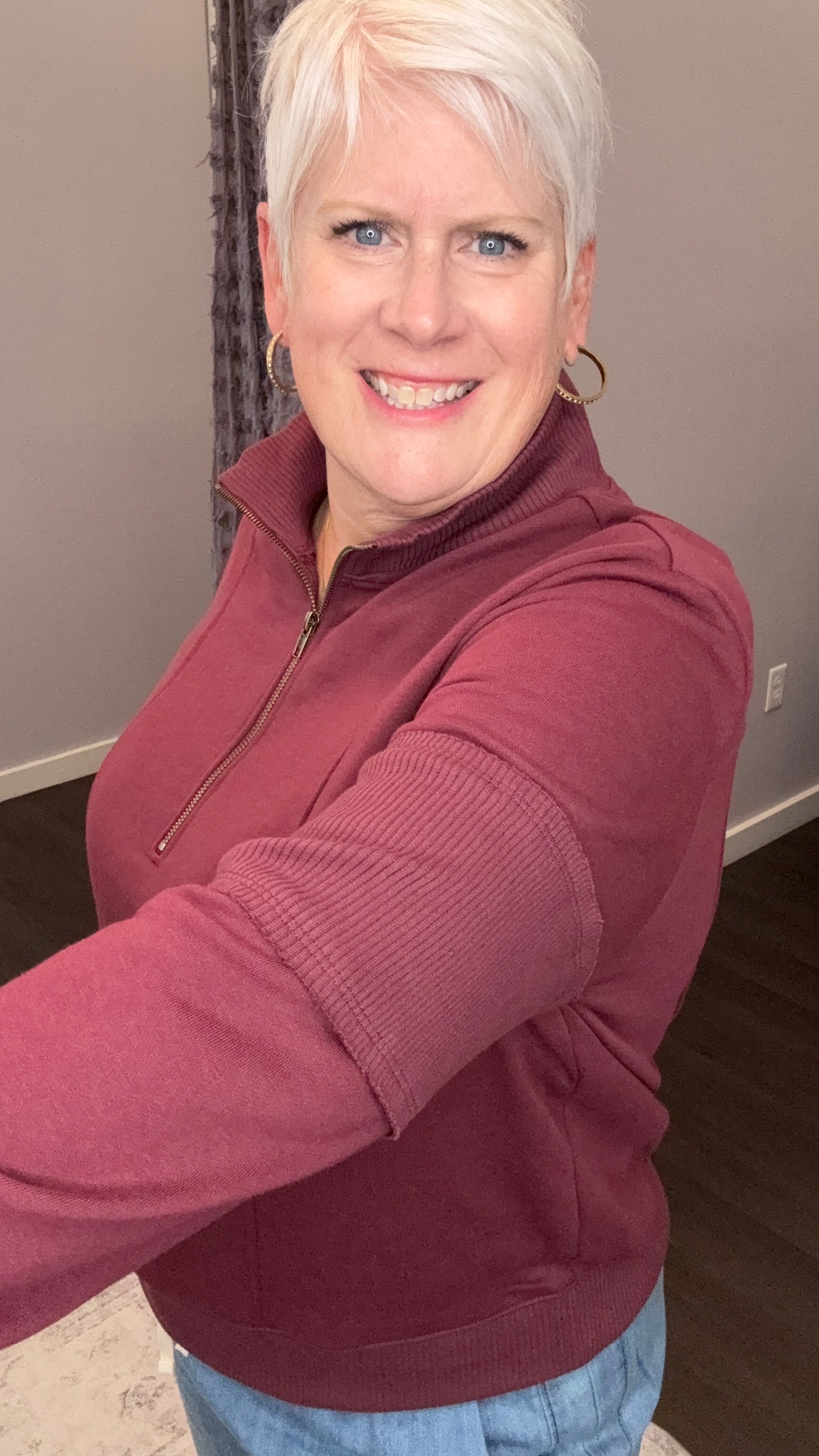 Cabernet Cozy Pullover