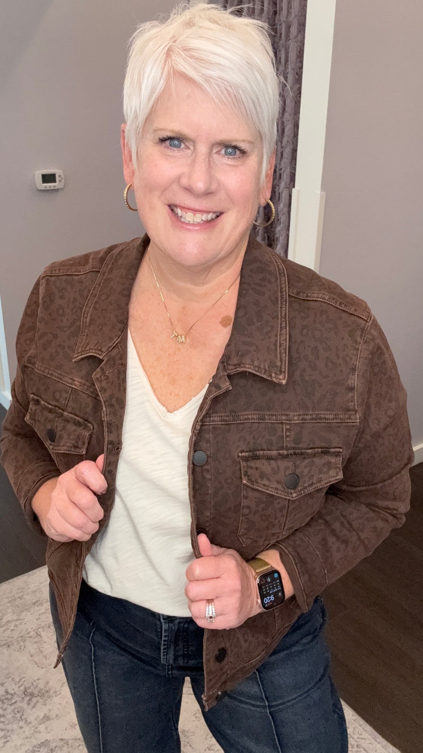 Ainsley Leopard Print Jacket by Dear John