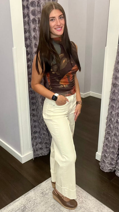 Holly High Rise Jeans in Wheat by Dear John