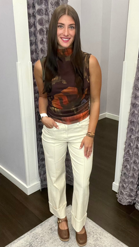 Holly High Rise Jeans in Wheat by Dear John
