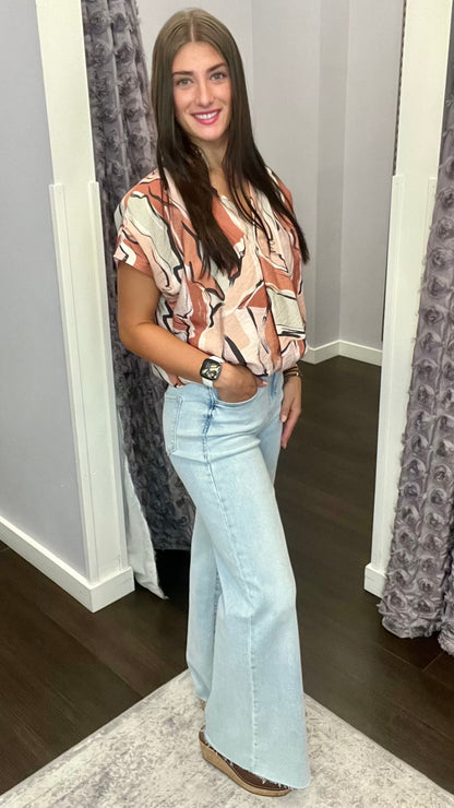 Fiona High Rise Jeans in Rain Drop by Dear John