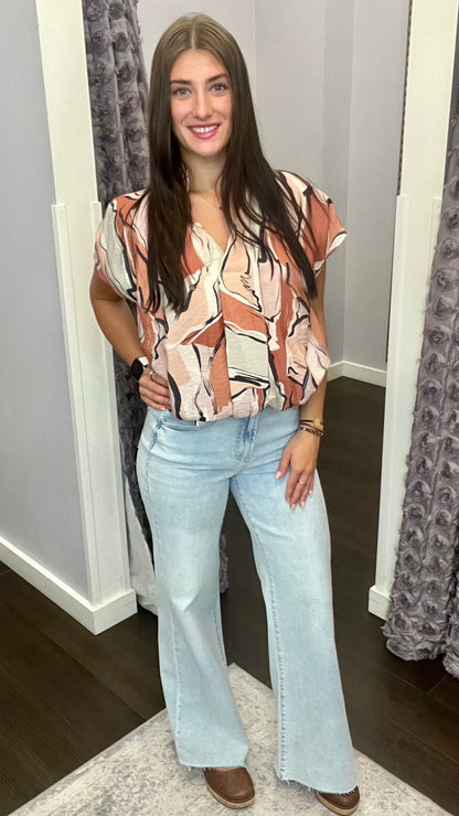 Fiona High Rise Jeans in Rain Drop by Dear John
