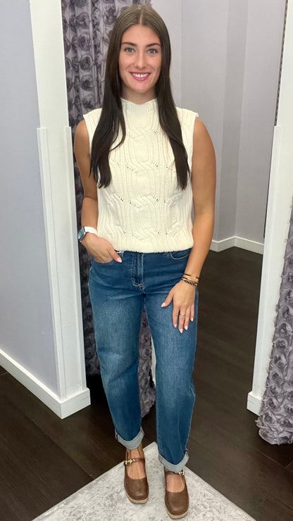 Everett High Rise Jeans in Ocean Bath by Dear John