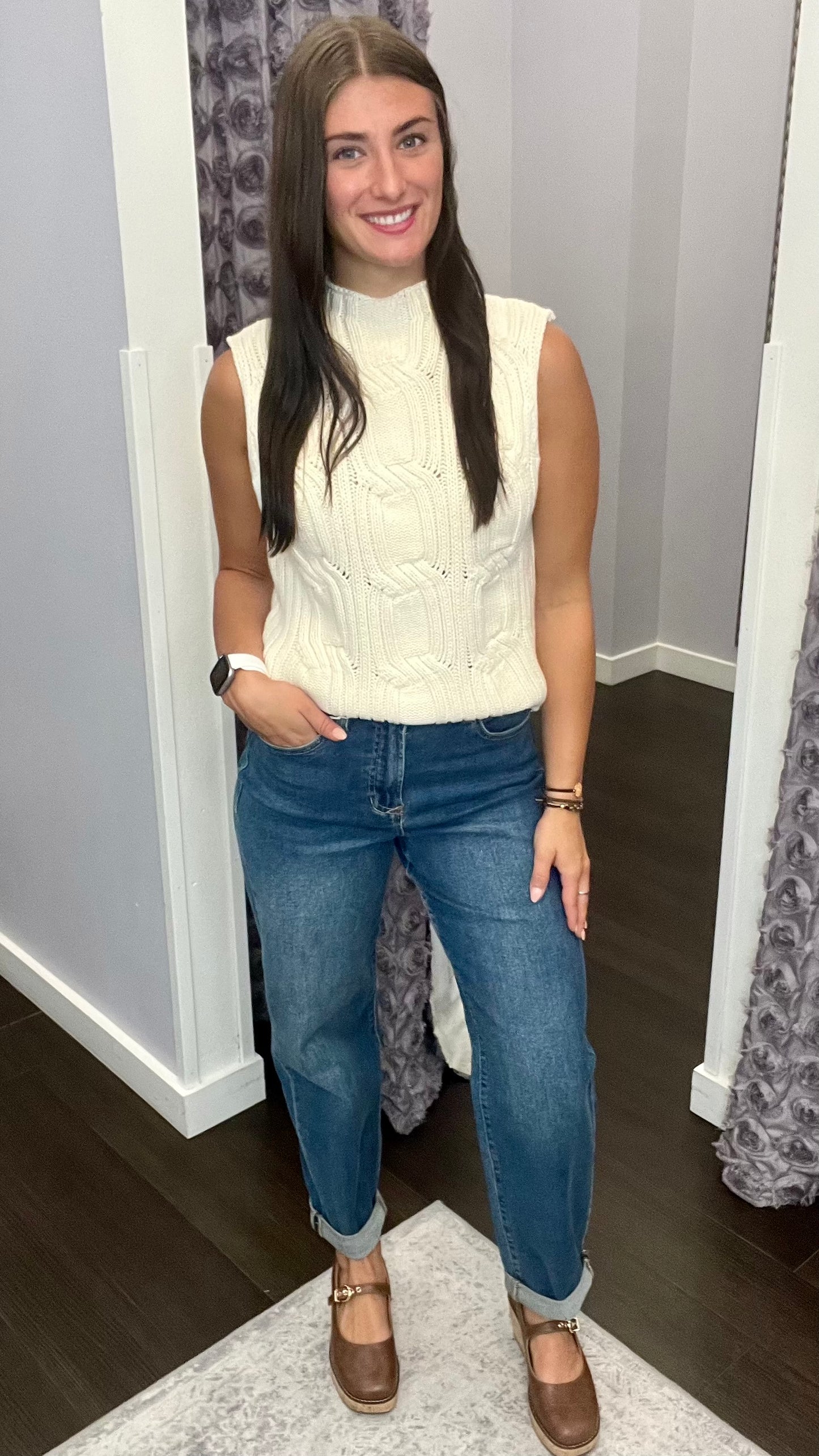 Everett High Rise Jeans in Ocean Bath by Dear John