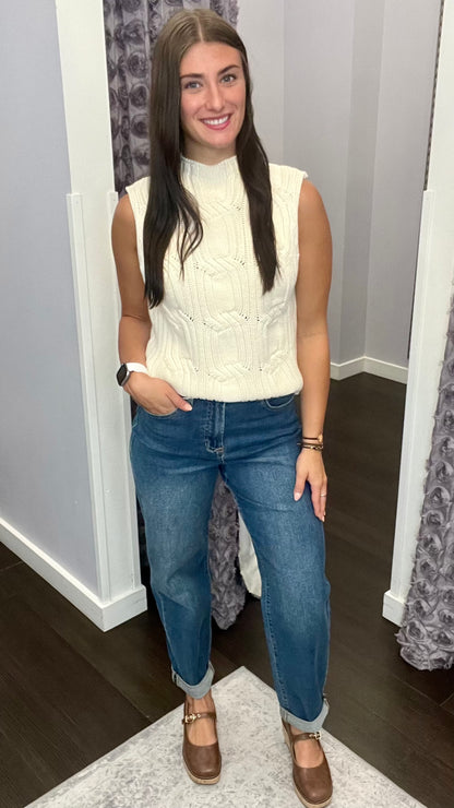 Everett High Rise Jeans in Ocean Bath by Dear John