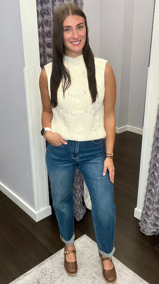 Everett High Rise Jeans in Ocean Bath by Dear John