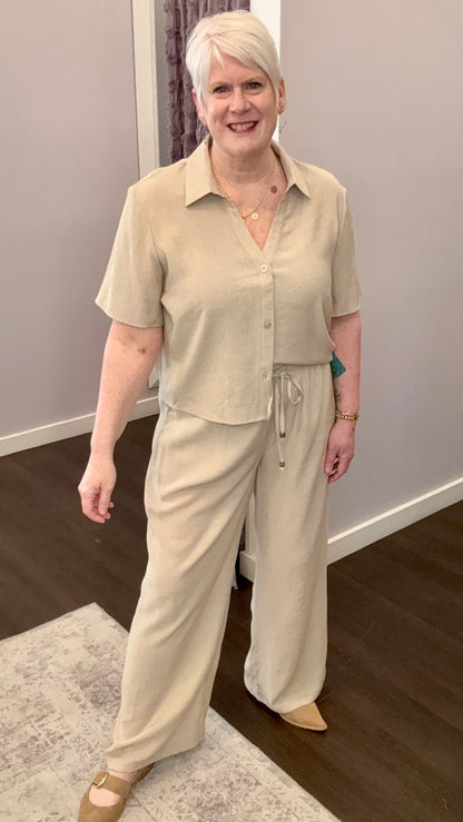 Desert Daydream Pants in Light Oyster by Dex