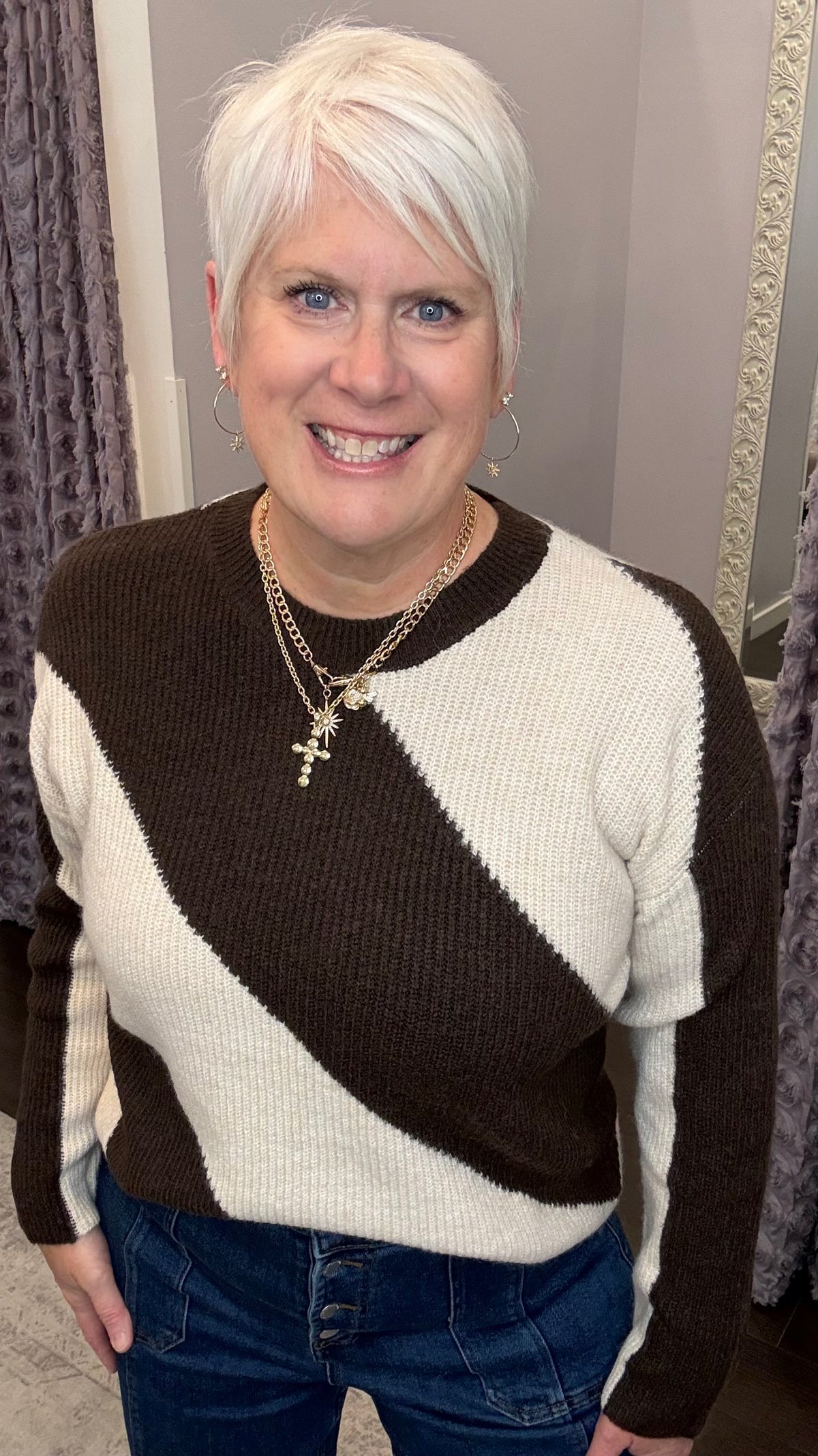 Cocoa & Cream Sweater by Dex