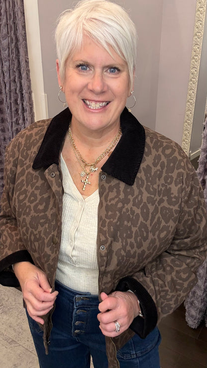 Fierce & Free Jacket Leopard Jacket by Dex