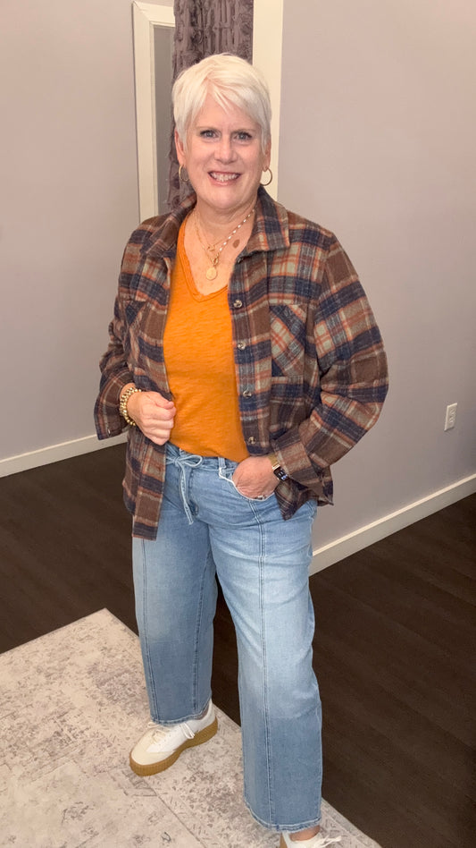 Bow & Go Barrel Leg Jeans by Lovervet