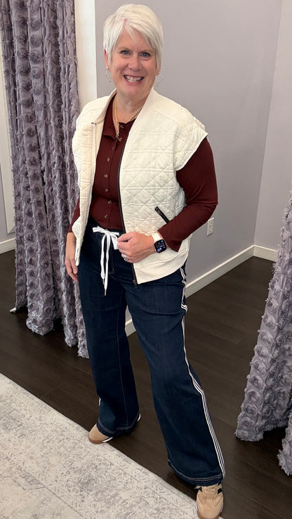 Effortless Ease High Rise Wide Jogger by Micah