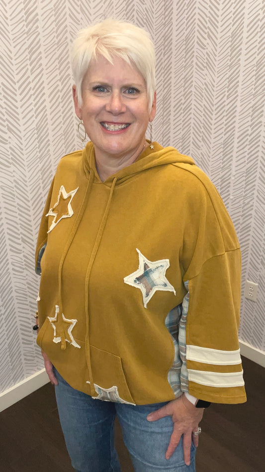 Star Patch Hoodie