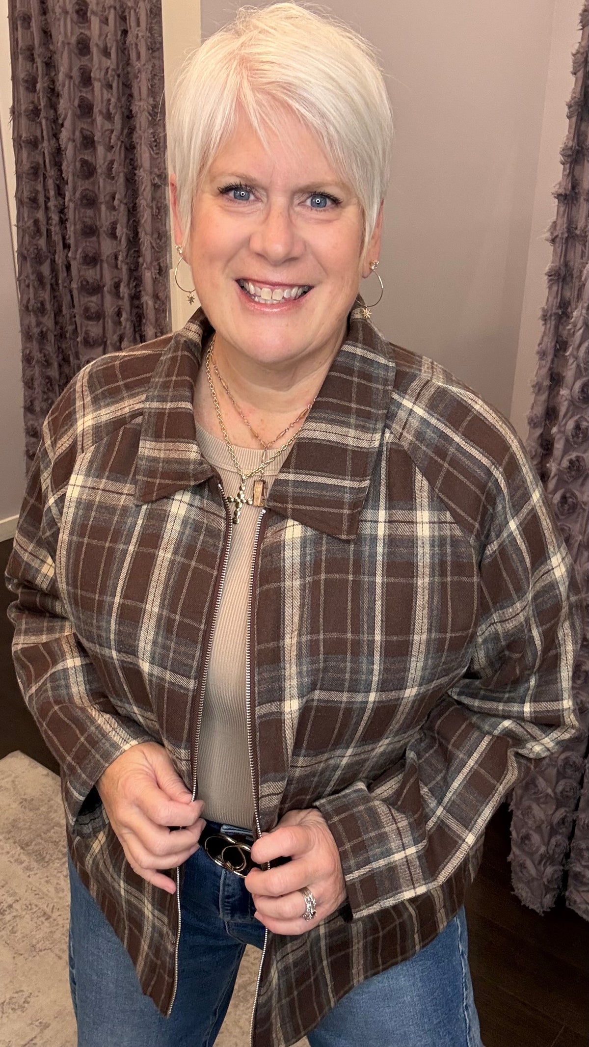 Willow Plaid Jacket