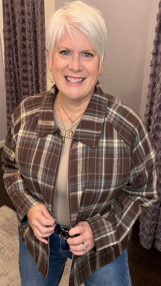 Willow Plaid Jacket