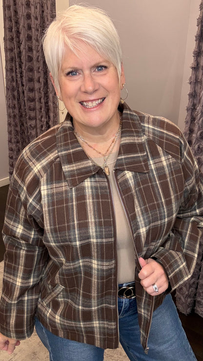 Willow Plaid Jacket