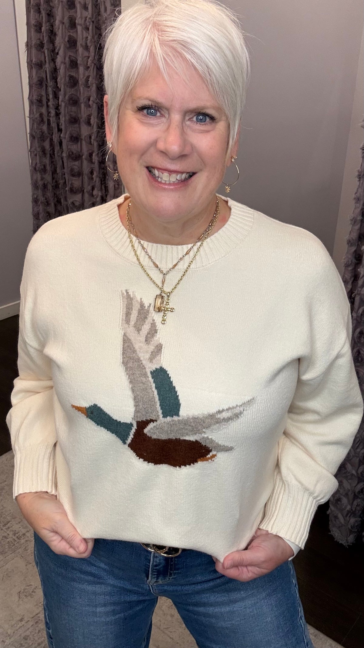 Just Ducky Knit Sweater