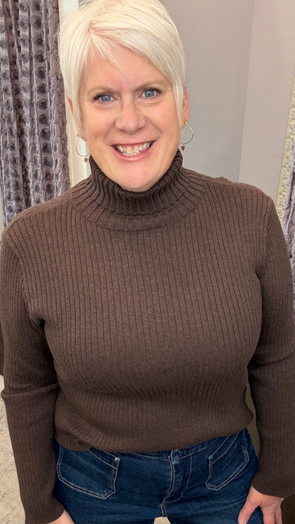 Arlen Sweater in Dark Chocolate by Dear John