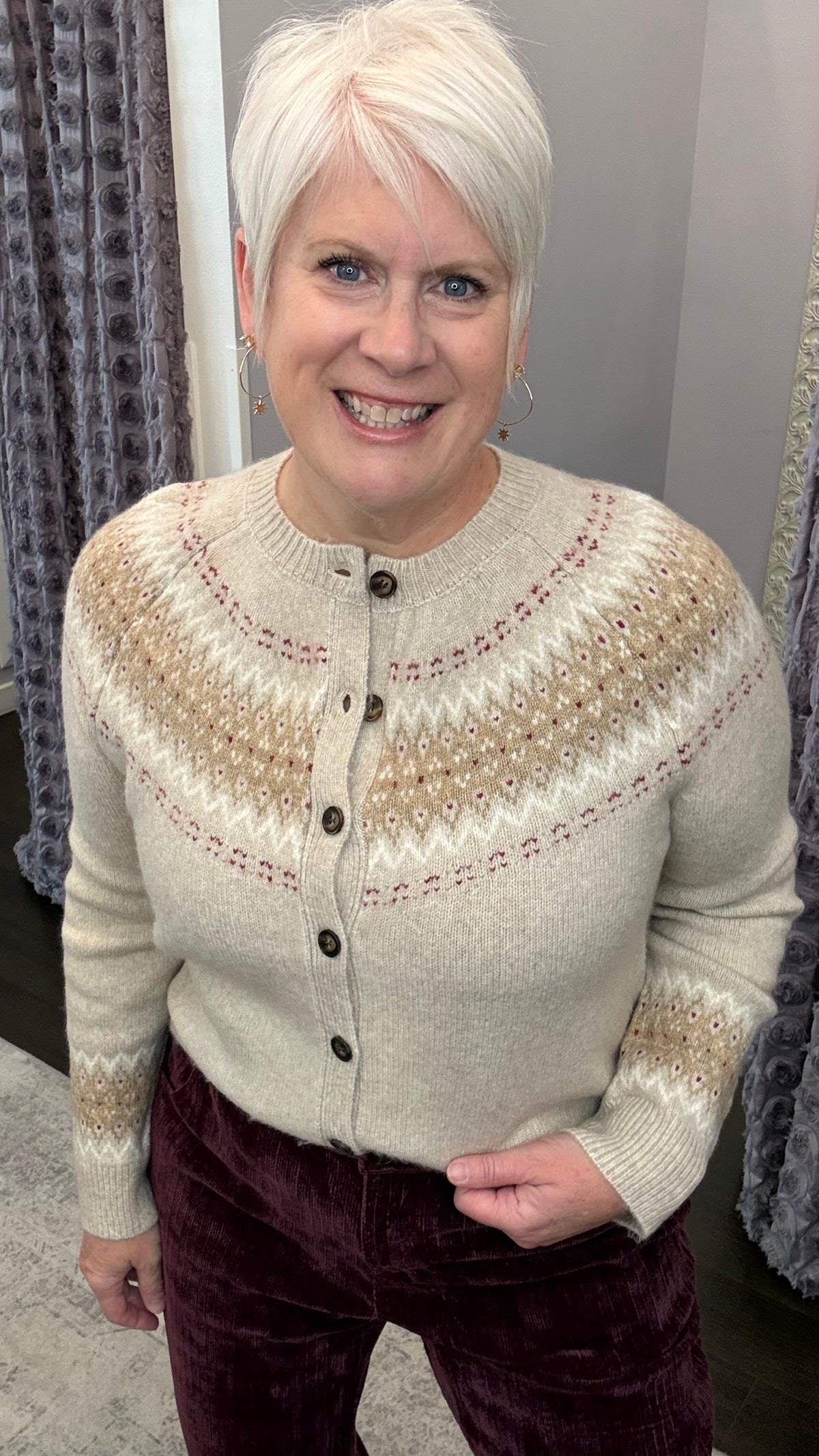 Amina Sweater in Winter Latte by Dear John