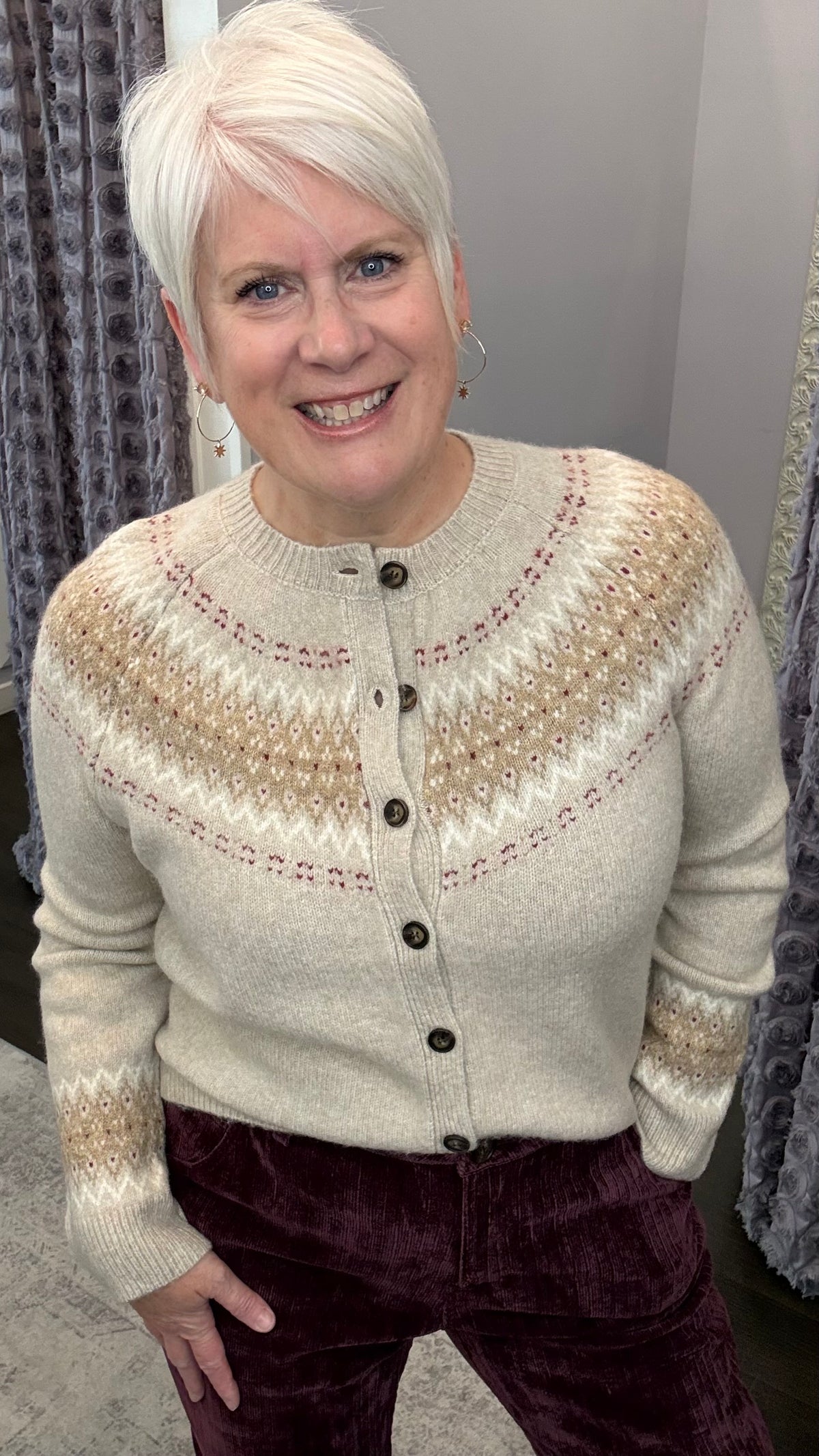 Amina Sweater in Winter Latte by Dear John