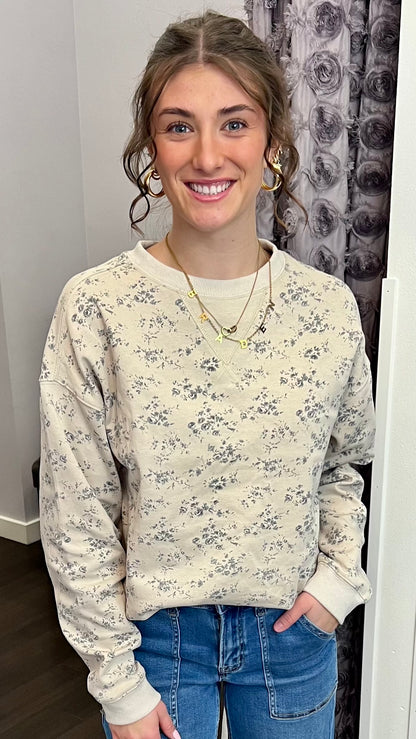 Soft Bloom Crew Pullover