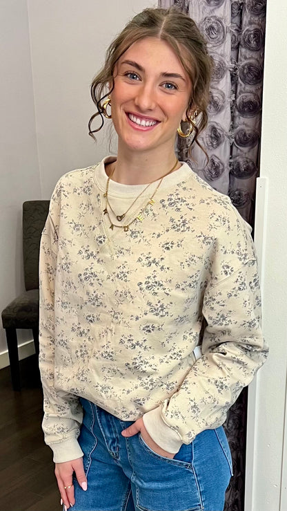 Soft Bloom Crew Pullover