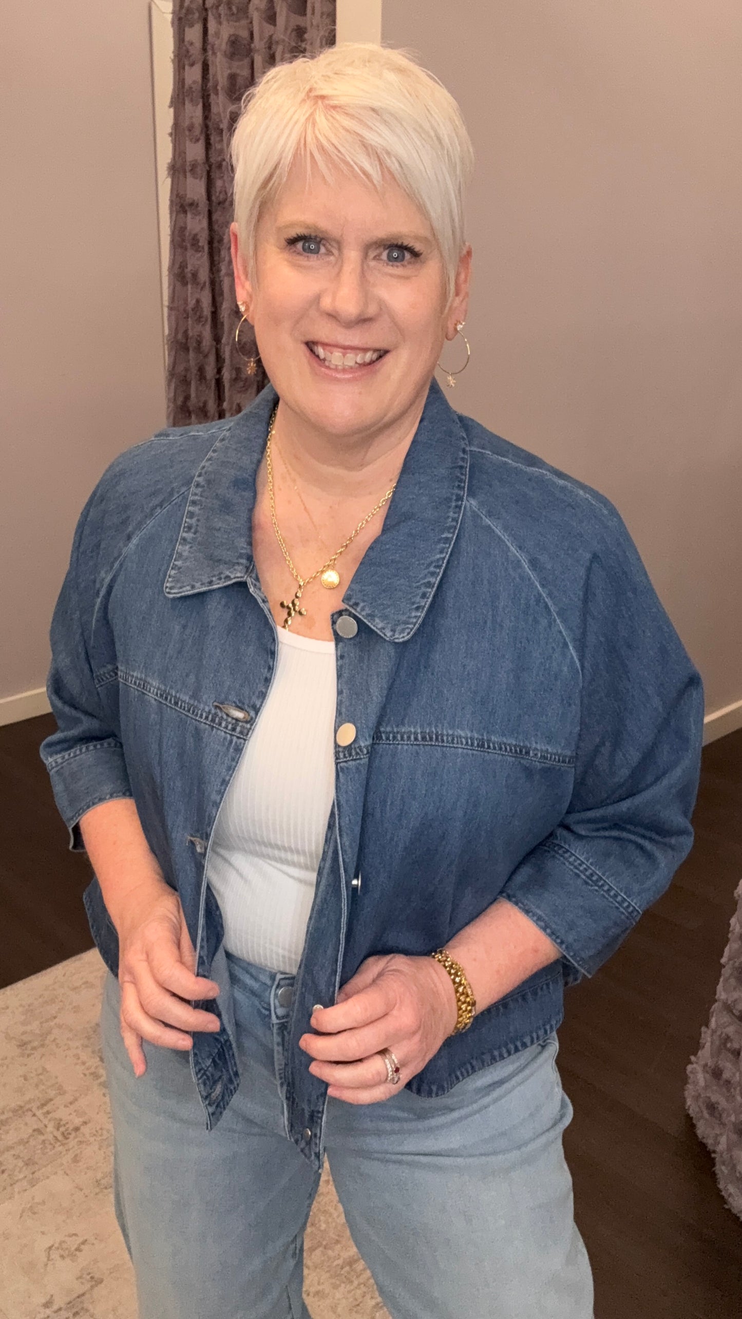 Cristo Denim Jacket in Mid Blue by Dear John