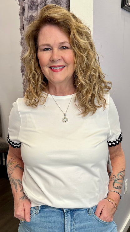 Sweet & Sleek Ricrac Tee