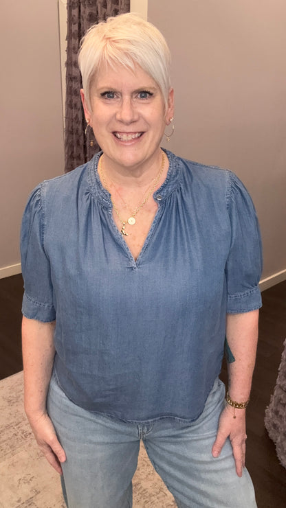 Sammi Top in Imperial Blue by Dear John