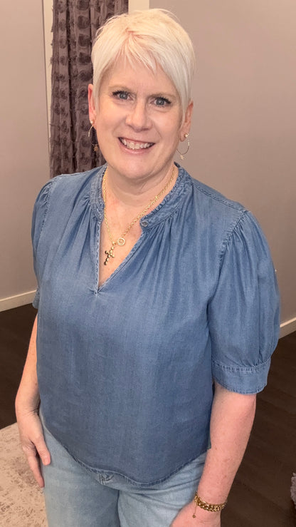Sammi Top in Imperial Blue by Dear John