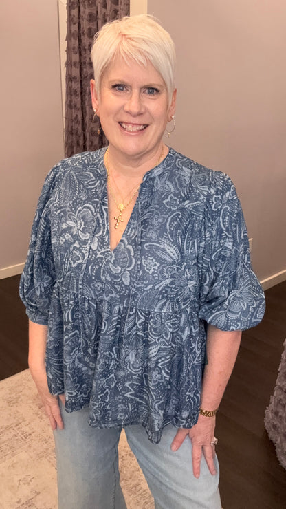 Malia Top in Avalon by Dear John