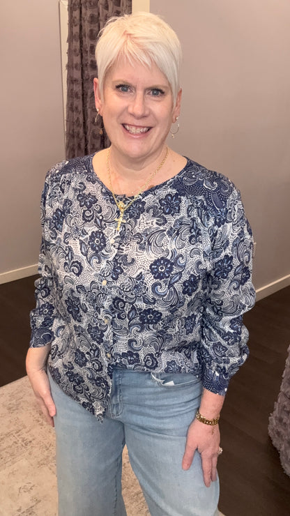 Jess Top in Inverted Regatta by Dear John
