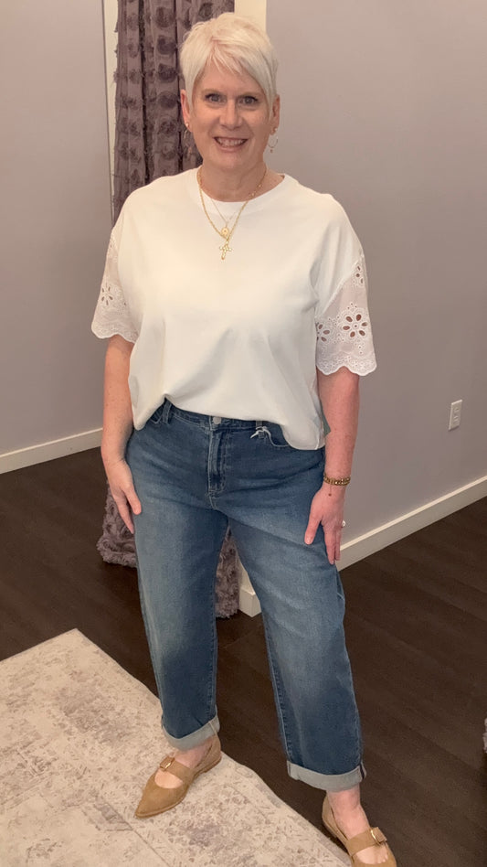 Everett High Rise Jeans in Ocean Bath by Dear John