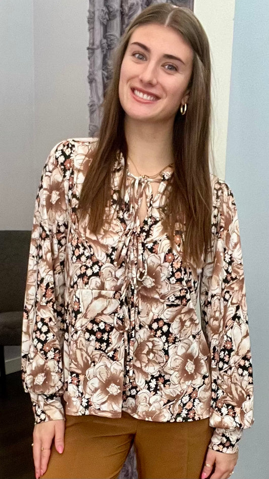 Vintage Petal Poet Top