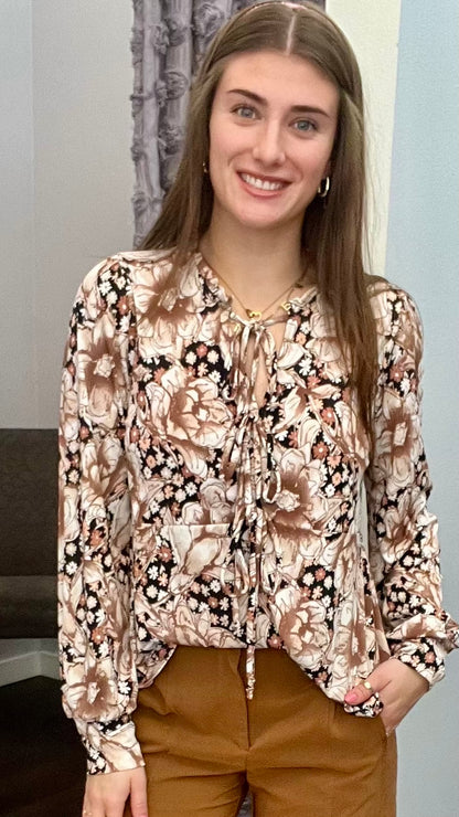 Vintage Petal Poet Top