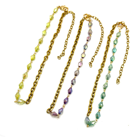 Spectrum Aurora Half Chain Necklace