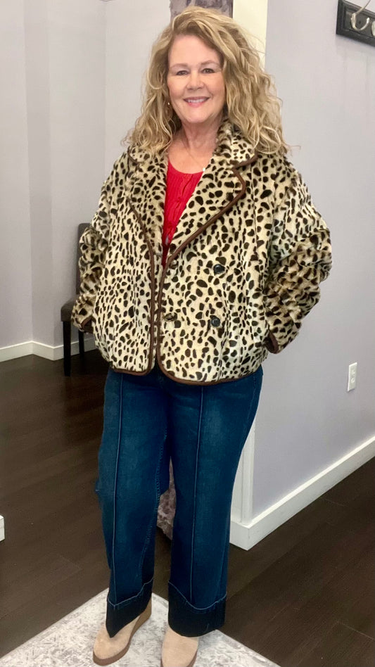 Meadow Faux Fur Jacket by Dear John